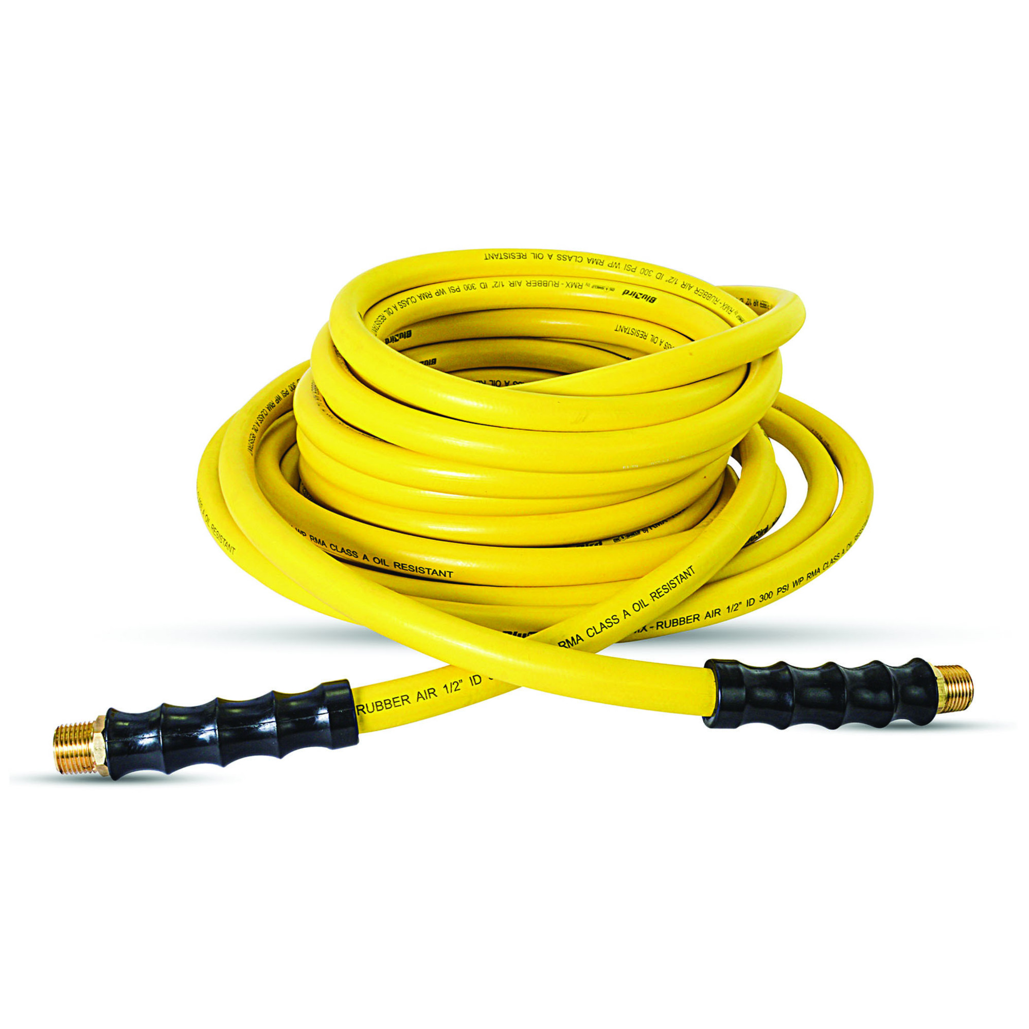 OilShield, Rubber Air Hose Assembly 1/2in.x50ft., Hose Diameter 1/2 in, Hose Length 50 ft, Model# OS1250